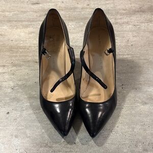 Marc Fisher Black Strappy Heels